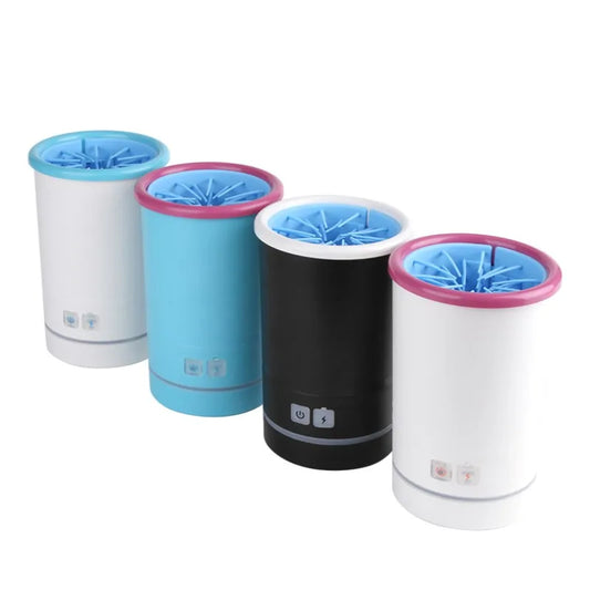 LMZOE 3.7V Automatic Paw Plunger Pet Washer Cleaner 