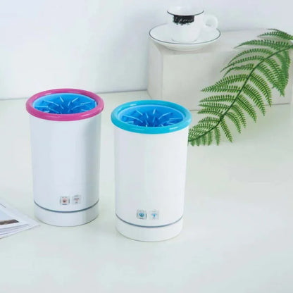 LMZOE 3.7V Automatic Paw Plunger Pet Washer Cleaner 