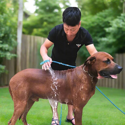 "Ultimate Pet Shower Nozzle: Indoor & Outdoor Silicone Massage Tool for Cats and Dogs"