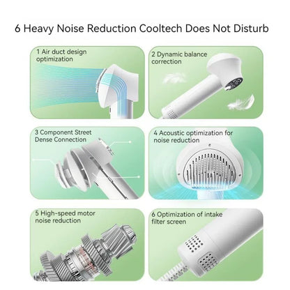 Portable Pet Hair Dryer 2 in 1 Smart Control Dog Cat Grooming Brush