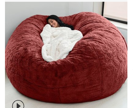 Big Sofas Fluffy Giant Fur Bean Bag Bed