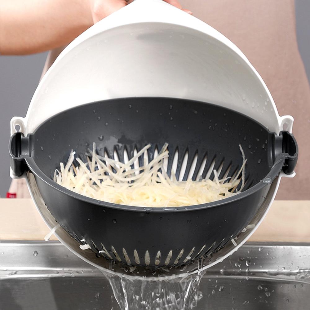 9 In 1 Multi functional Rotating Vegetable Slicer