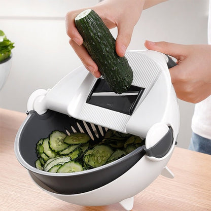 9 In 1 Multi functional Rotating Vegetable Slicer