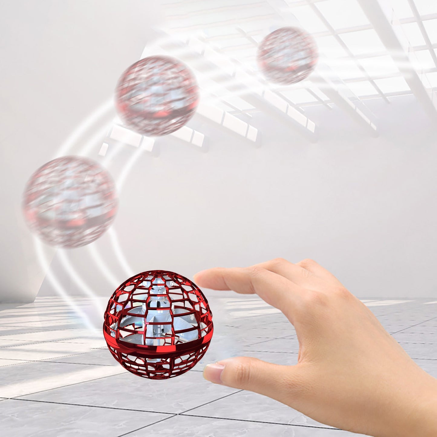 Pro boomerang soaring Spinner Ball Hand Operated Mini Drones